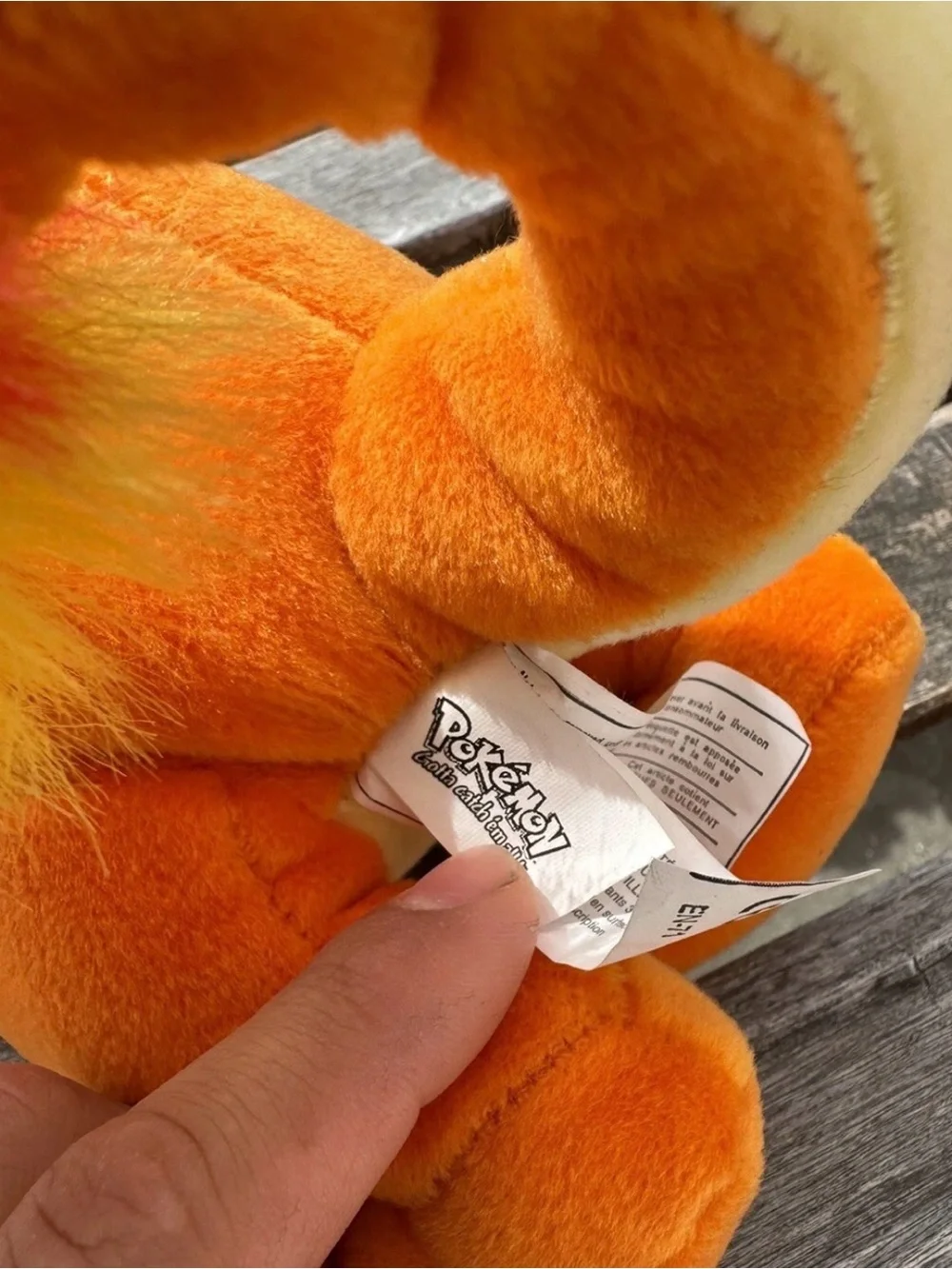 Rare Pokémon Charmander Plush Toy - 1999